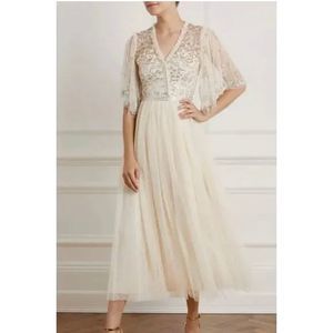 New Needle & Thread PATCHWORK SEQUIN BODICE BALLERINA DRESS Size 0